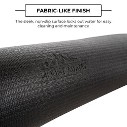 xl yoga mat with fabric like finish