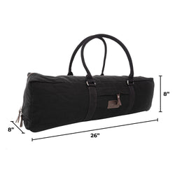 black large yoga bag dimensions