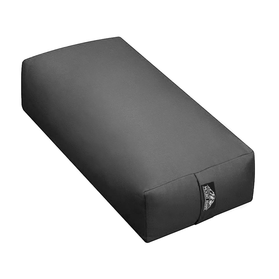 Charcoal Rectangular Yoga Bolster