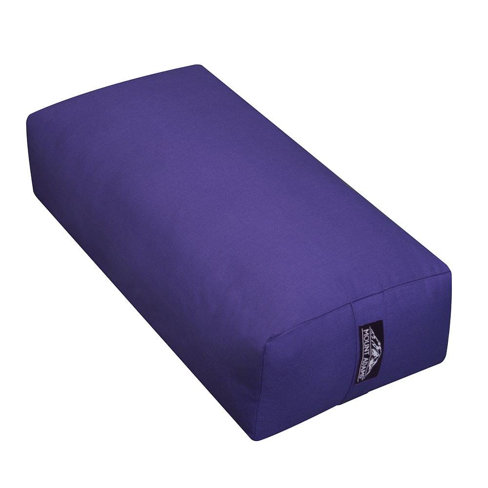 Dark Purple Rectangular Yoga Bolster